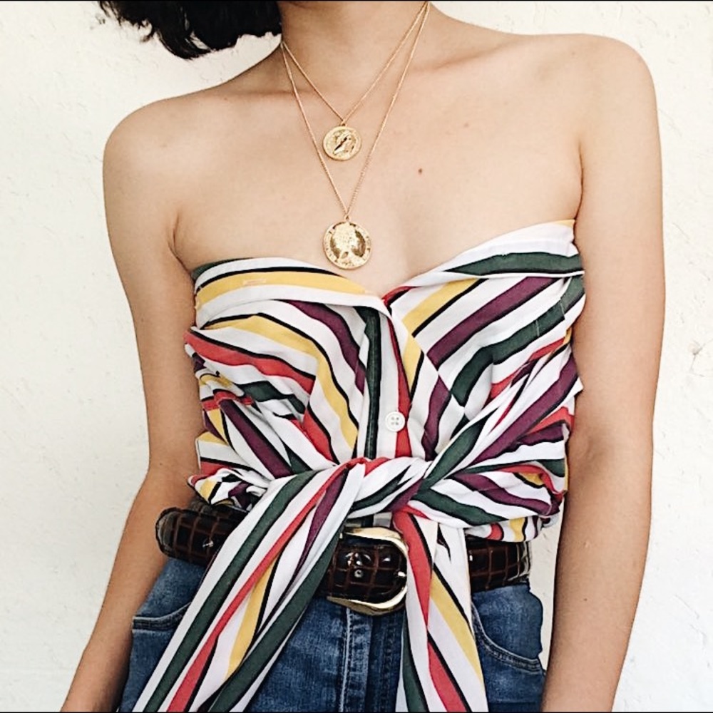 ⚡️ 🖤SALE🖤 ⚡️Gold double chain necklace with coin - Picture 8 of 8